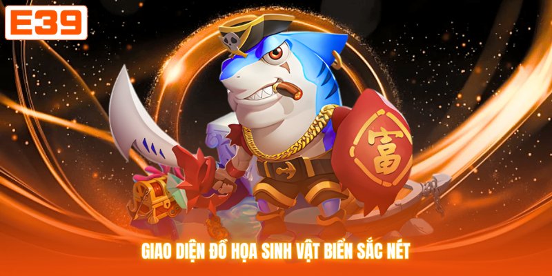 Giao diện đồ họa sinh vật biển sắc nét